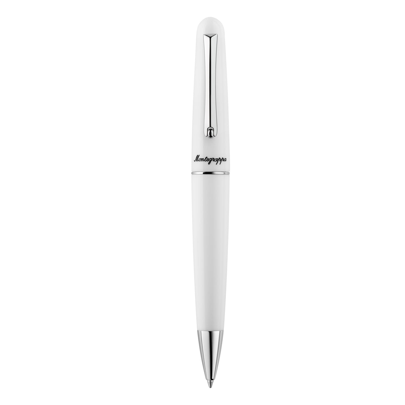 Montegrappa Elmo 01 Ball Pen - White Frost CT