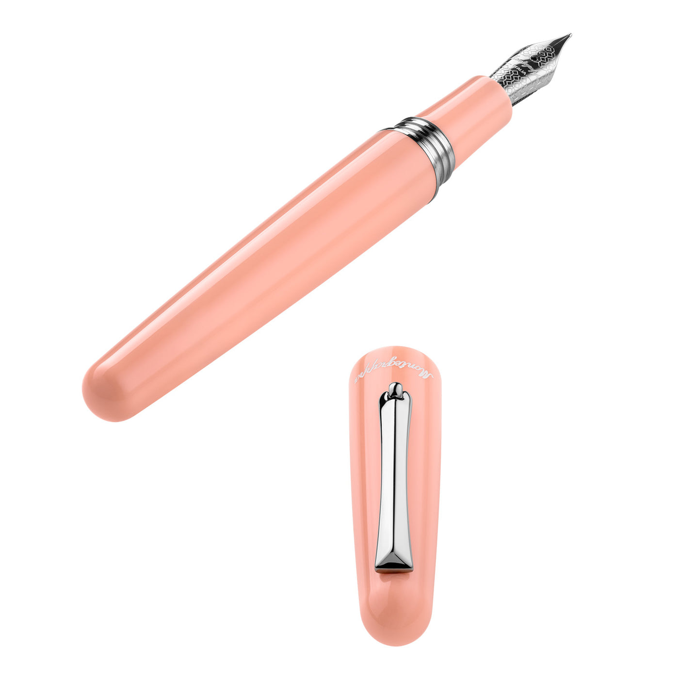 Montegrappa Elmo 01 Fountain Pen - Peach Fuzz CT 4