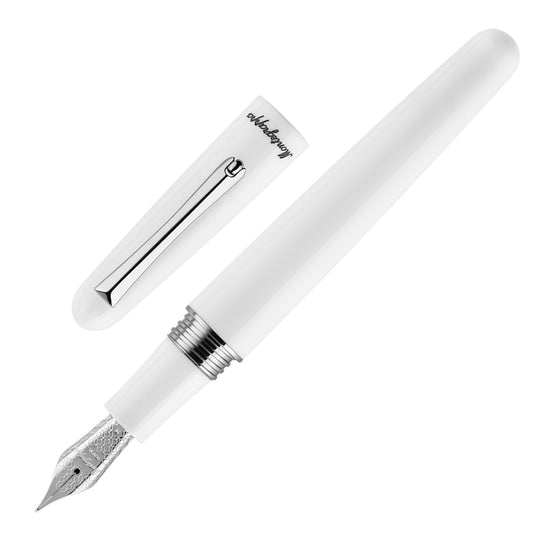 Montegrappa Elmo 01 Fountain Pen - White Frost CT
