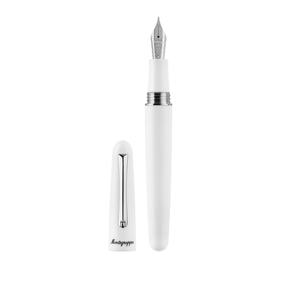 Montegrappa Elmo 01 Fountain Pen - White Frost CT 2