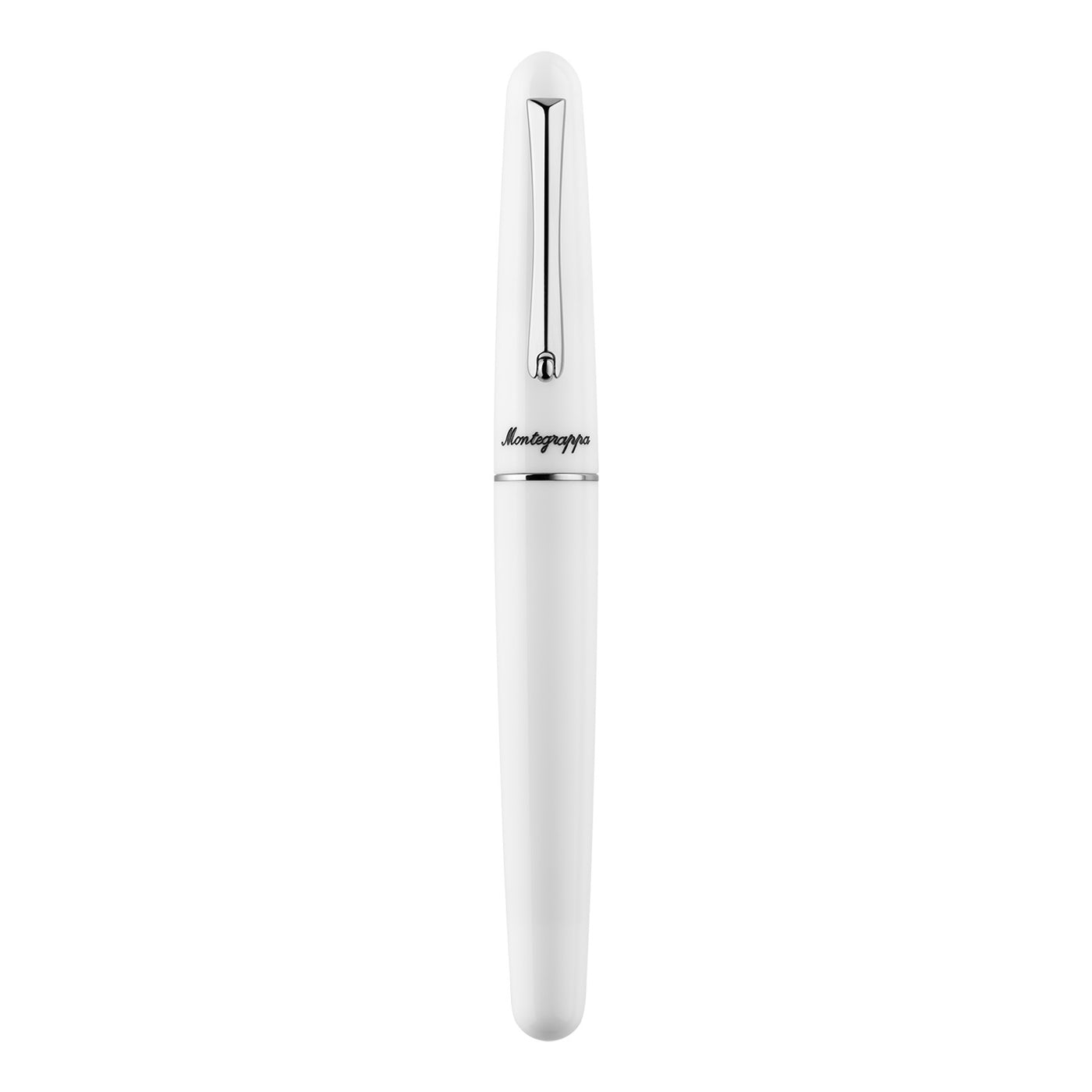 Montegrappa Elmo 01 Roller Ball Pen - White Frost CT 10