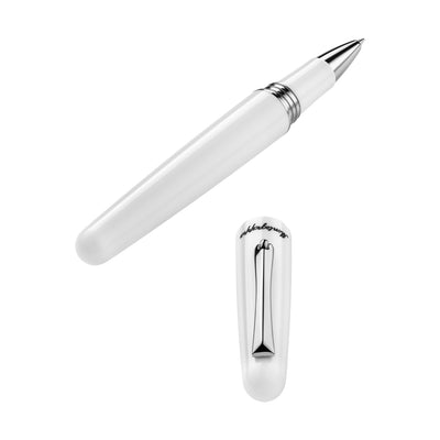 Montegrappa Elmo 01 Roller Ball Pen - White Frost CT