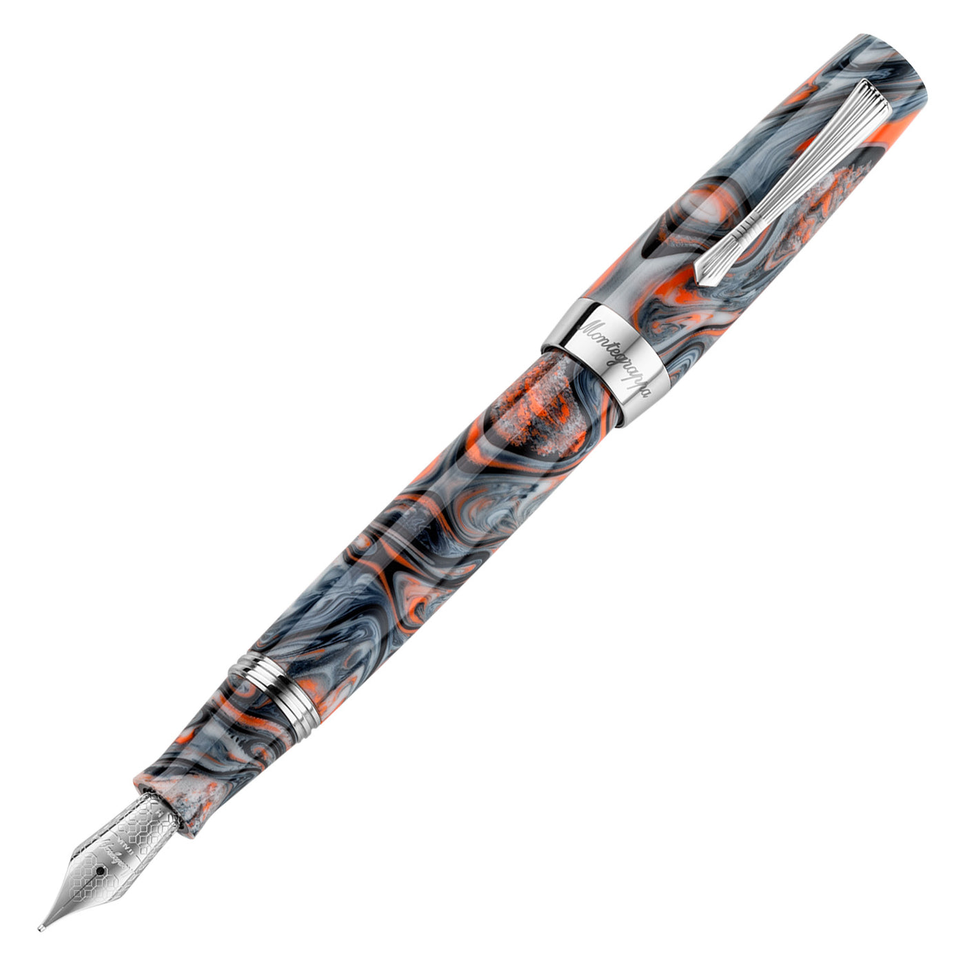 Montegrappa Elmo 02 Fountain Pen - Croda Rossa CT 6