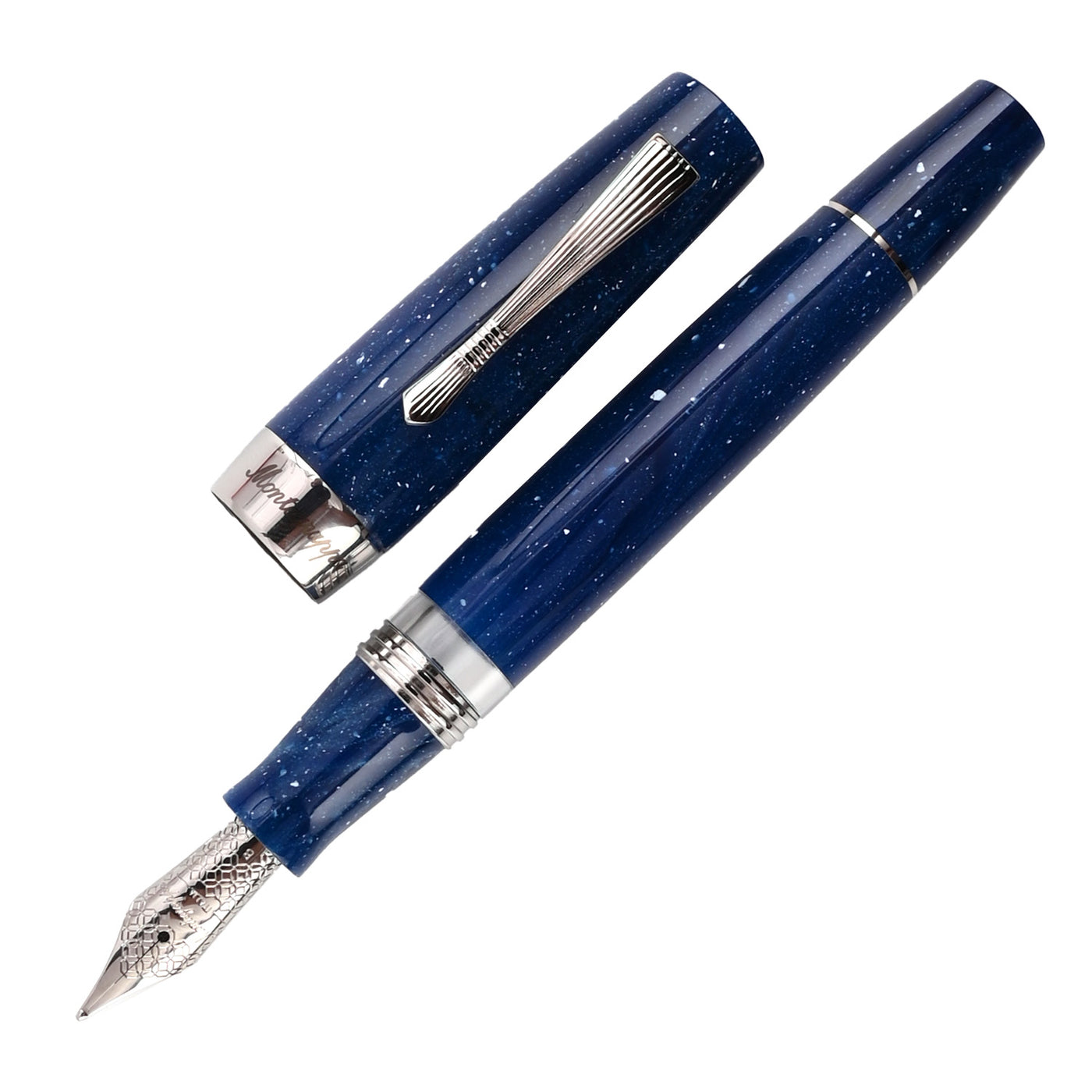 Montegrappa Elmo 02 Plus 14K Gold Fountain Pen - Interstellar 1