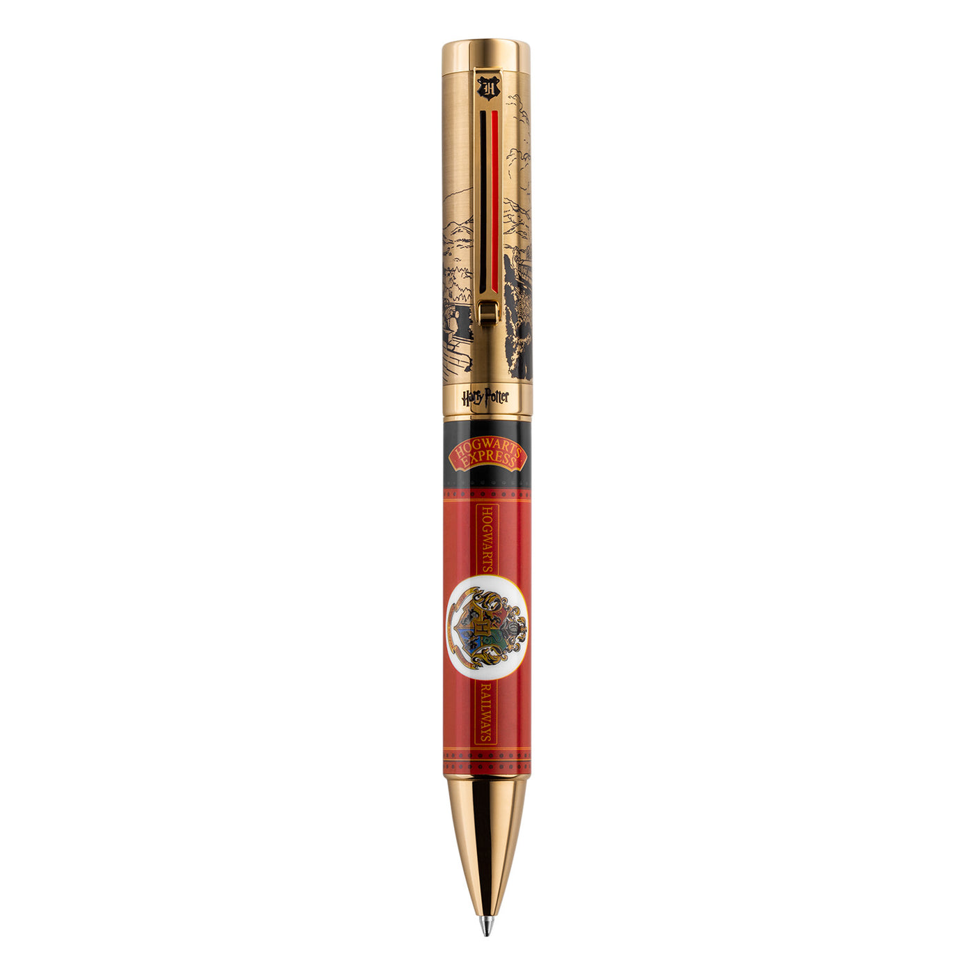 Montegrappa Harry Potter Platform 9¾ Ball Pen - Scarlet Red 3