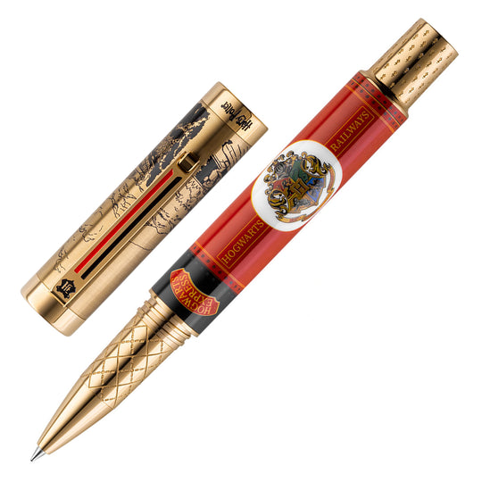 Montegrappa Harry Potter Platform 9¾ Roller Ball Pen - Scarlet Red