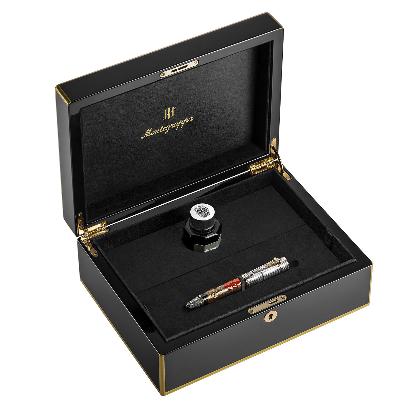 Montegrappa Kitcho Noh Masks Limited Edition Fountain Pen - Demon