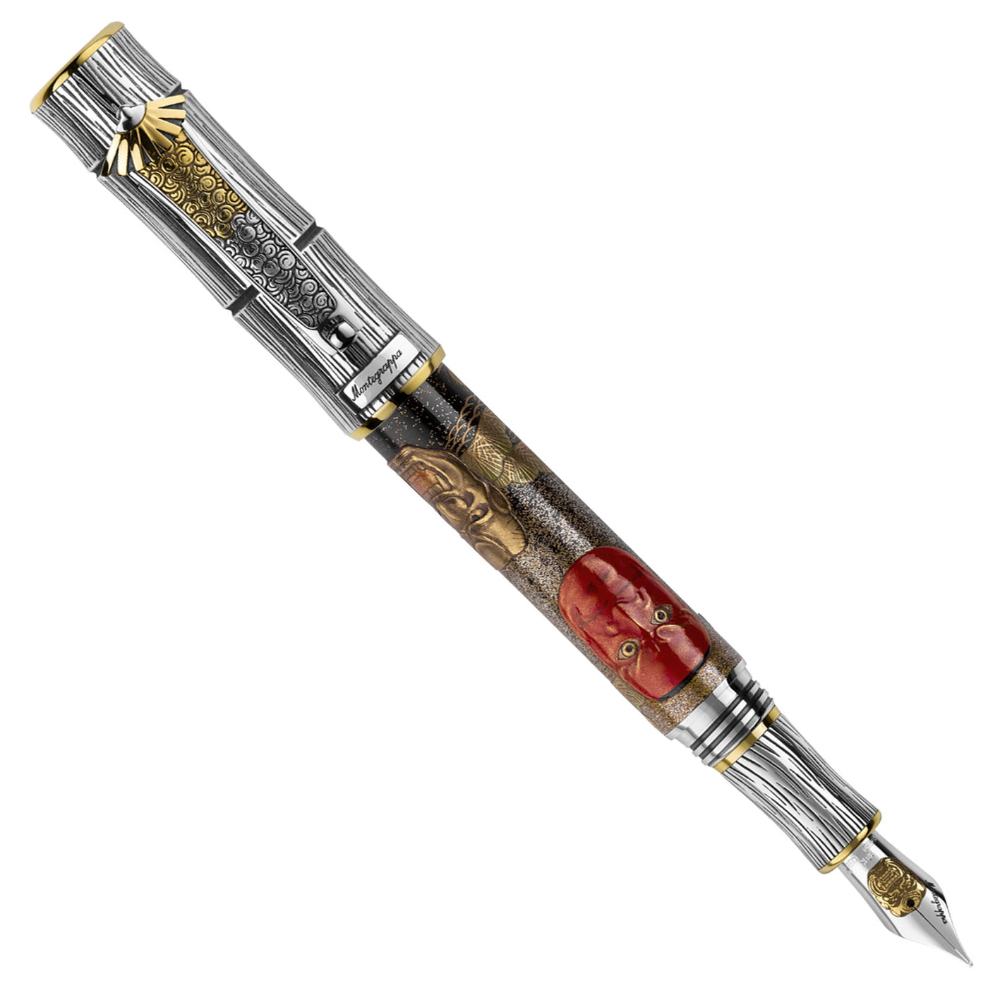 Montegrappa Kitcho Noh Masks Limited Edition Fountain Pen - Demon