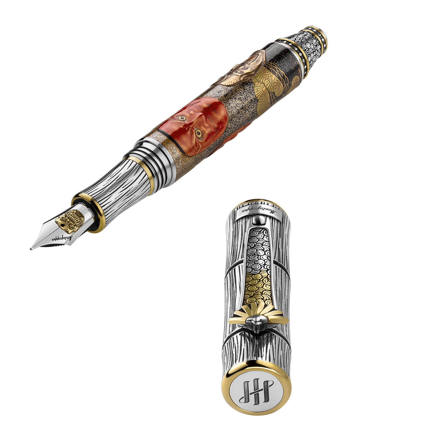 Montegrappa Kitcho Noh Masks Limited Edition Fountain Pen - Demon