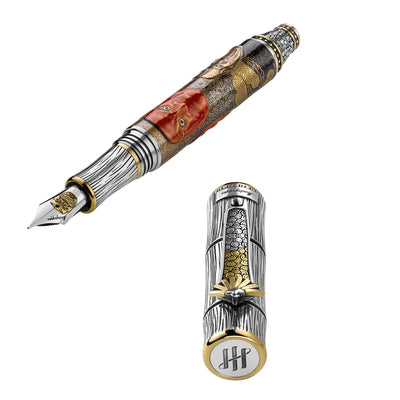 Montegrappa Kitcho Noh Masks Limited Edition Fountain Pen - Demon