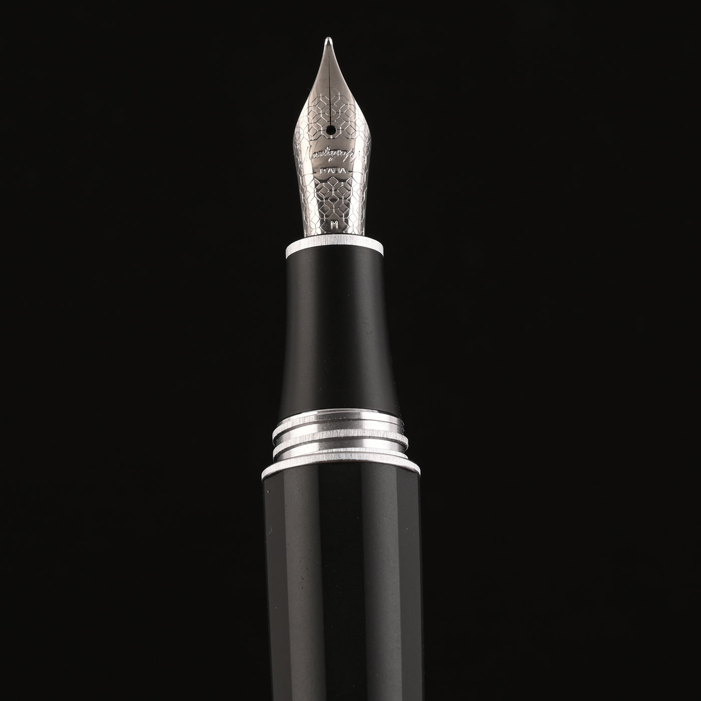 Montegrappa Magnifica Fountain Pen - Matte Black CT