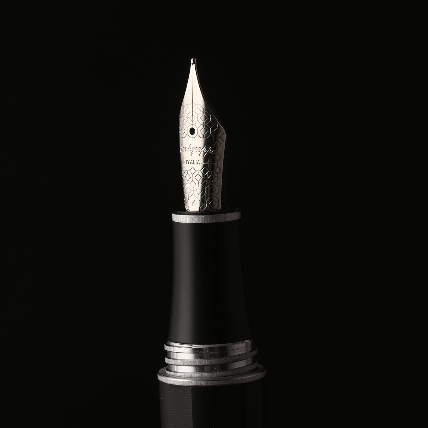 Montegrappa Magnifica Fountain Pen - Matte Black CT