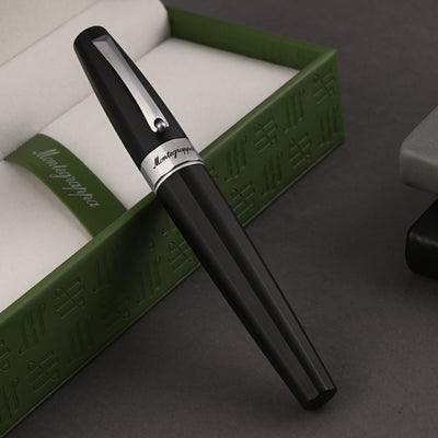Montegrappa Magnifica Fountain Pen - Matte Black CT