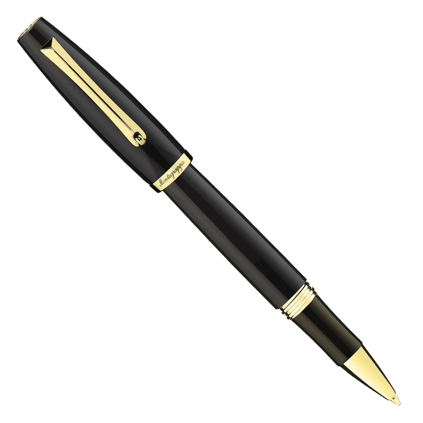 Montegrappa Manager Roller Ball Pen - Black GT