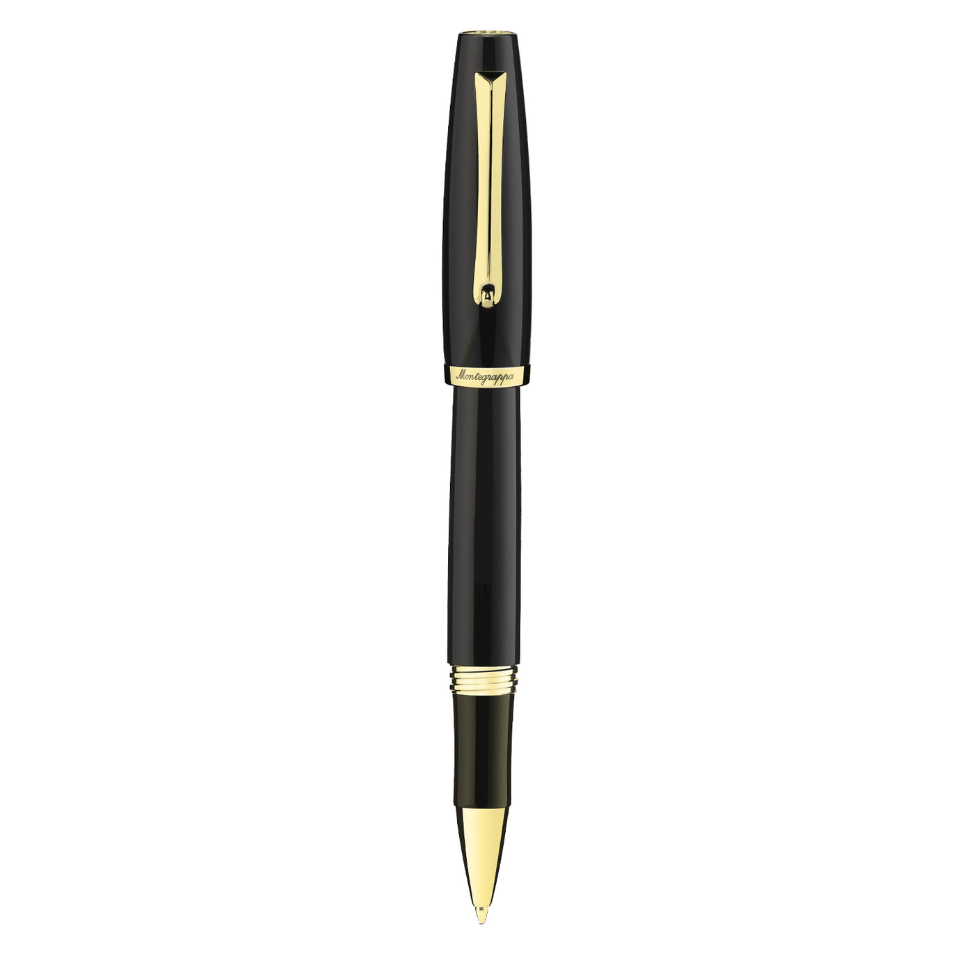 Montegrappa Manager Roller Ball Pen - Black GT
