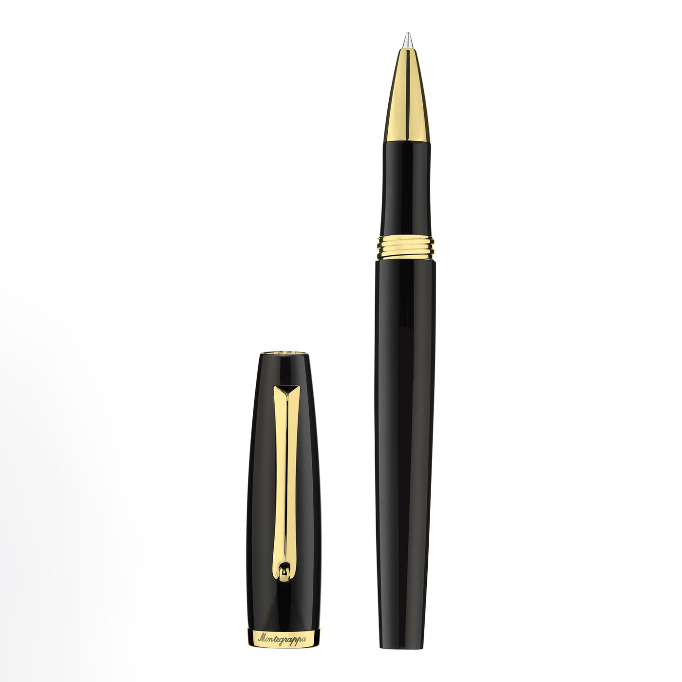 Montegrappa Manager Roller Ball Pen - Black GT
