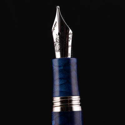 Montegrappa Regal Year of the Dragon Fountain Pen - Indigo Blue (Limited Edition) 10