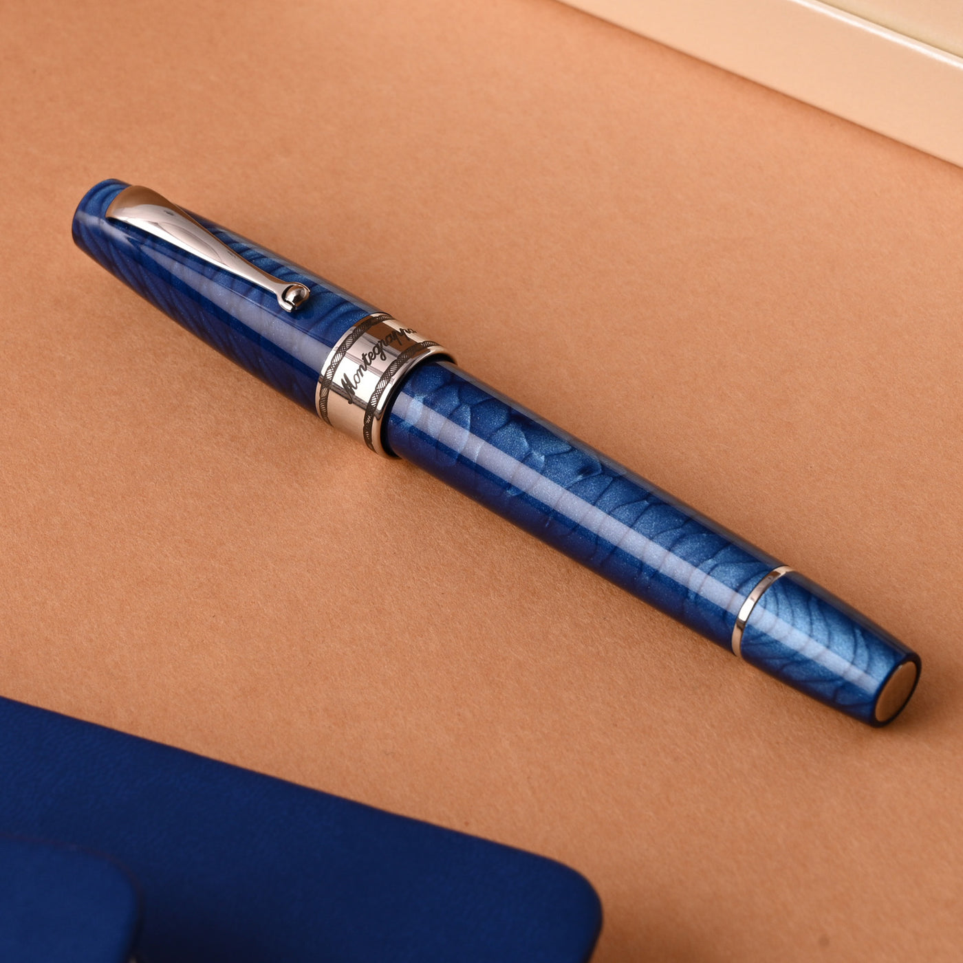 Montegrappa Regal Year of the Dragon Fountain Pen - Indigo Blue (Limited Edition) 11