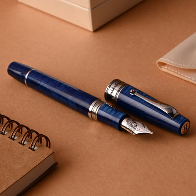 Montegrappa Regal Year of the Dragon Fountain Pen - Indigo Blue (Limited Edition) 6