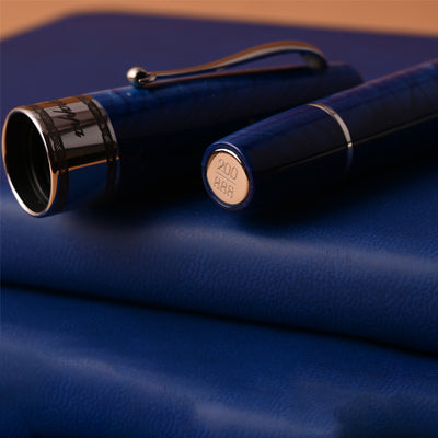 Montegrappa Regal Year of the Dragon Fountain Pen - Indigo Blue (Limited Edition) 8