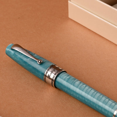 Montegrappa Regal Year of the Dragon Fountain Pen - Laguna Blue (Limited Edition) 12