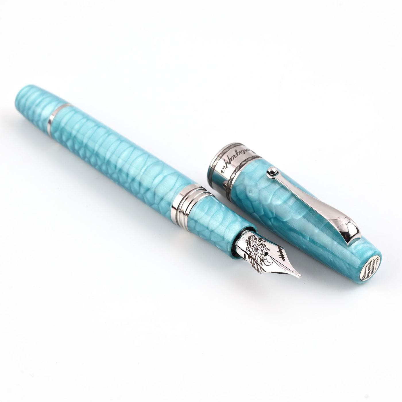 Montegrappa Regal Year of the Dragon Fountain Pen - Laguna Blue (Limited Edition) 2