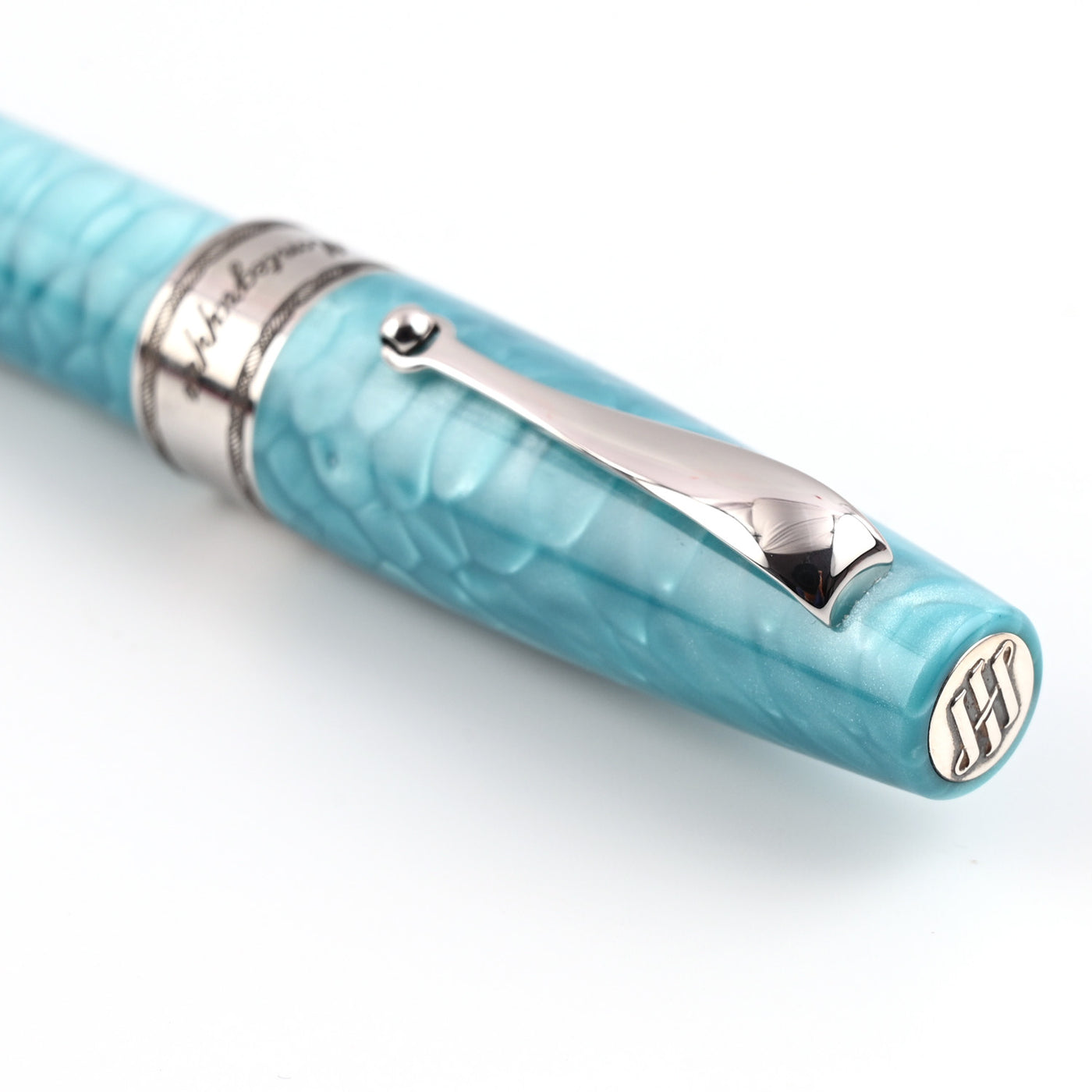 Montegrappa Regal Year of the Dragon Fountain Pen - Laguna Blue (Limited Edition) 4