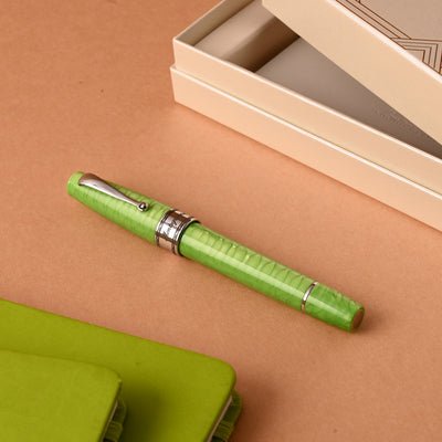 Montegrappa Regal Year of the Dragon Fountain Pen - Mamba Green (Limited Edition) 12