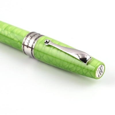 Montegrappa Regal Year of the Dragon Fountain Pen - Mamba Green (Limited Edition) 4