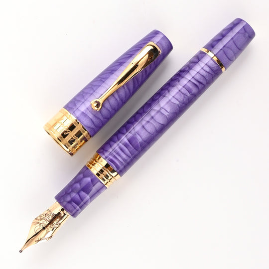 Montegrappa Regal Year of the Dragon Fountain Pen - Royal Purple (Limited Edition)