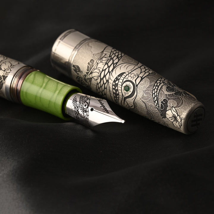 筆記具 Montegrappa Zodiac Snake  No.426 Montegrappa Year of the Snake Limited Edition Fountain Pen