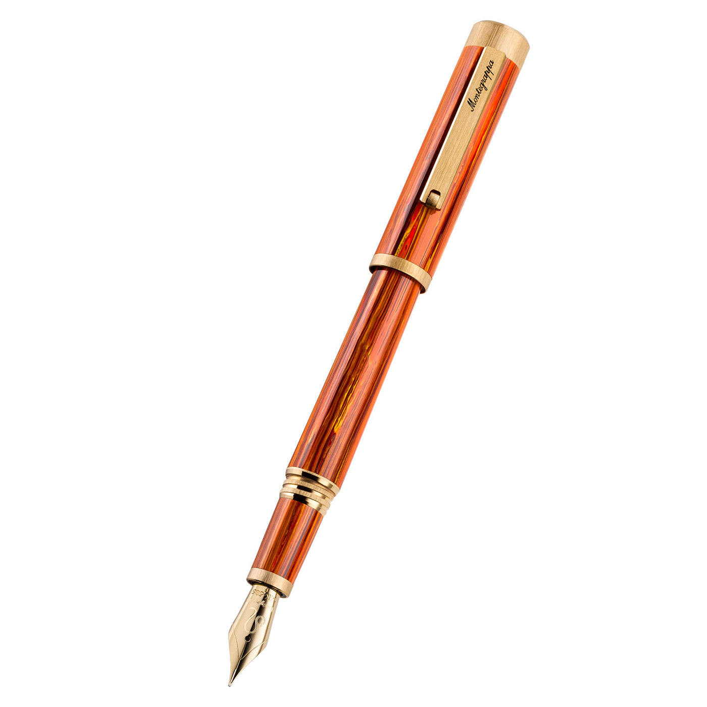 Montegrappa Zero Zodiac 14K Gold Fountain Pen - Leo 4