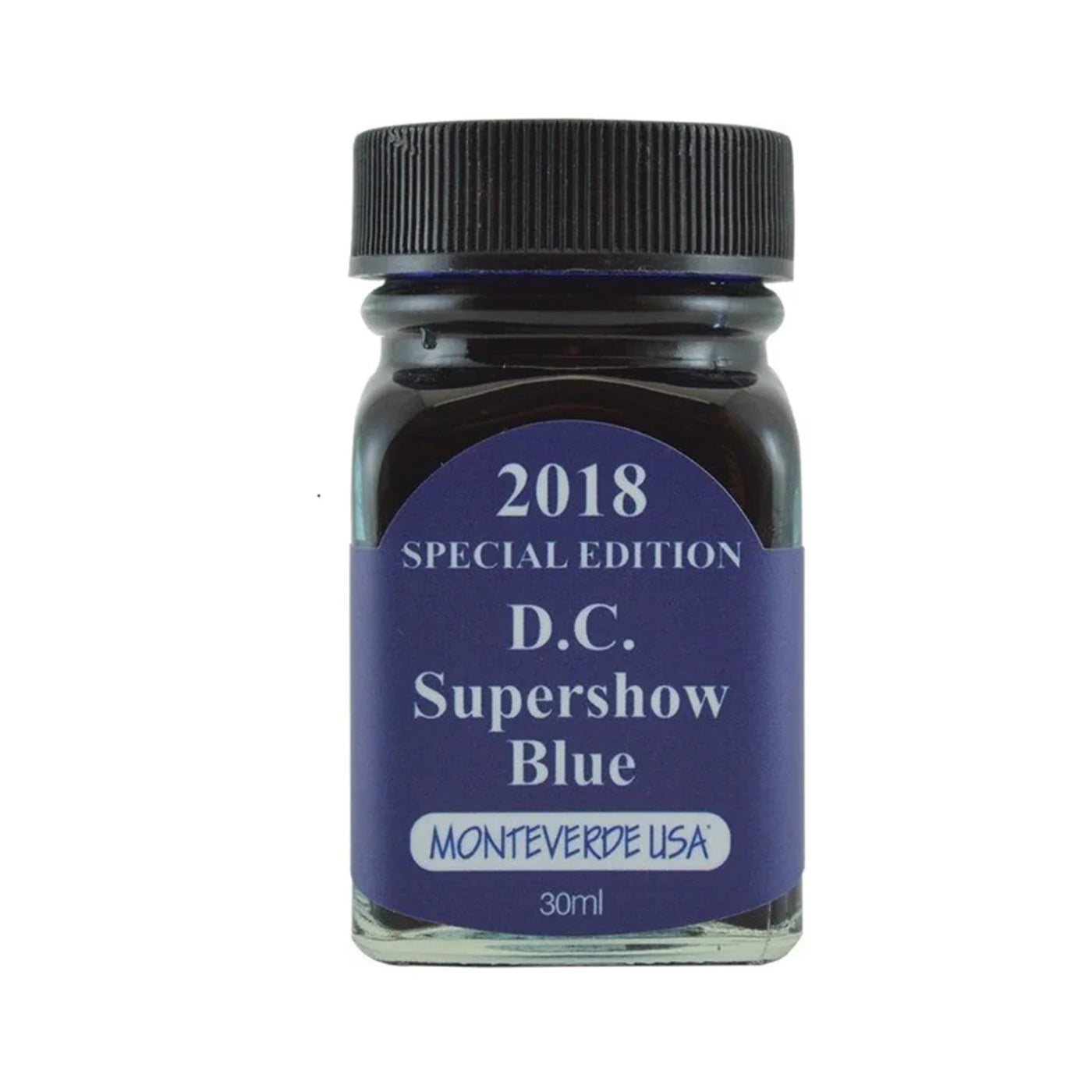 Monteverde 2018 D.C. Supershow Blue Special Edition Ink Bottle - 30ml 1