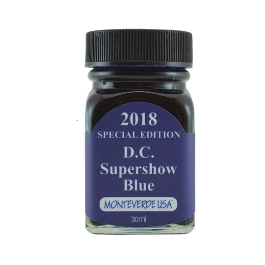 Monteverde 2018 D.C. Supershow Blue Special Edition Ink Bottle - 30ml