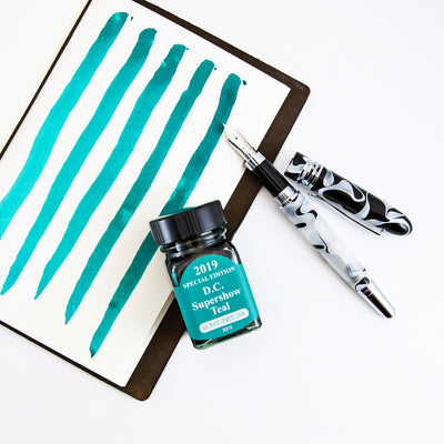 Monteverde 2019 D.C. Supershow Teal Special Edition Ink Bottle - 30ml 2