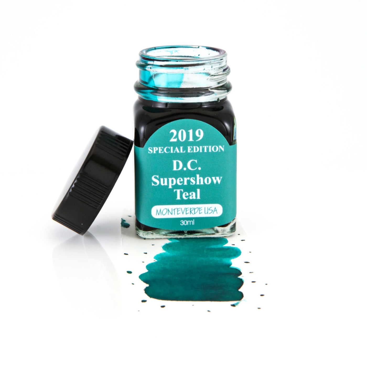 Monteverde 2019 D.C. Supershow Teal Special Edition Ink Bottle - 30ml 4