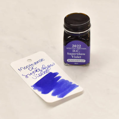 Monteverde 2022 D.C. Supershow Violet Special Edition Ink Bottle - 30ml 2