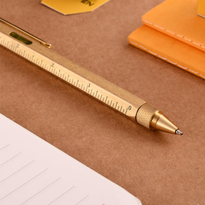 Monteverde 9 Function Tool Ball Pen - Brass GT 8