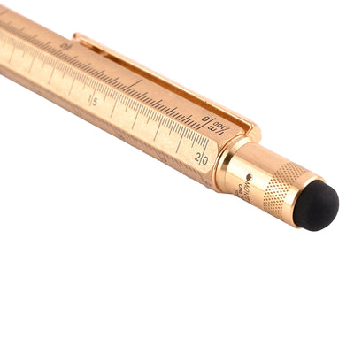 Monteverde 9 Function Tool Fountain Pen - Brass GT 2