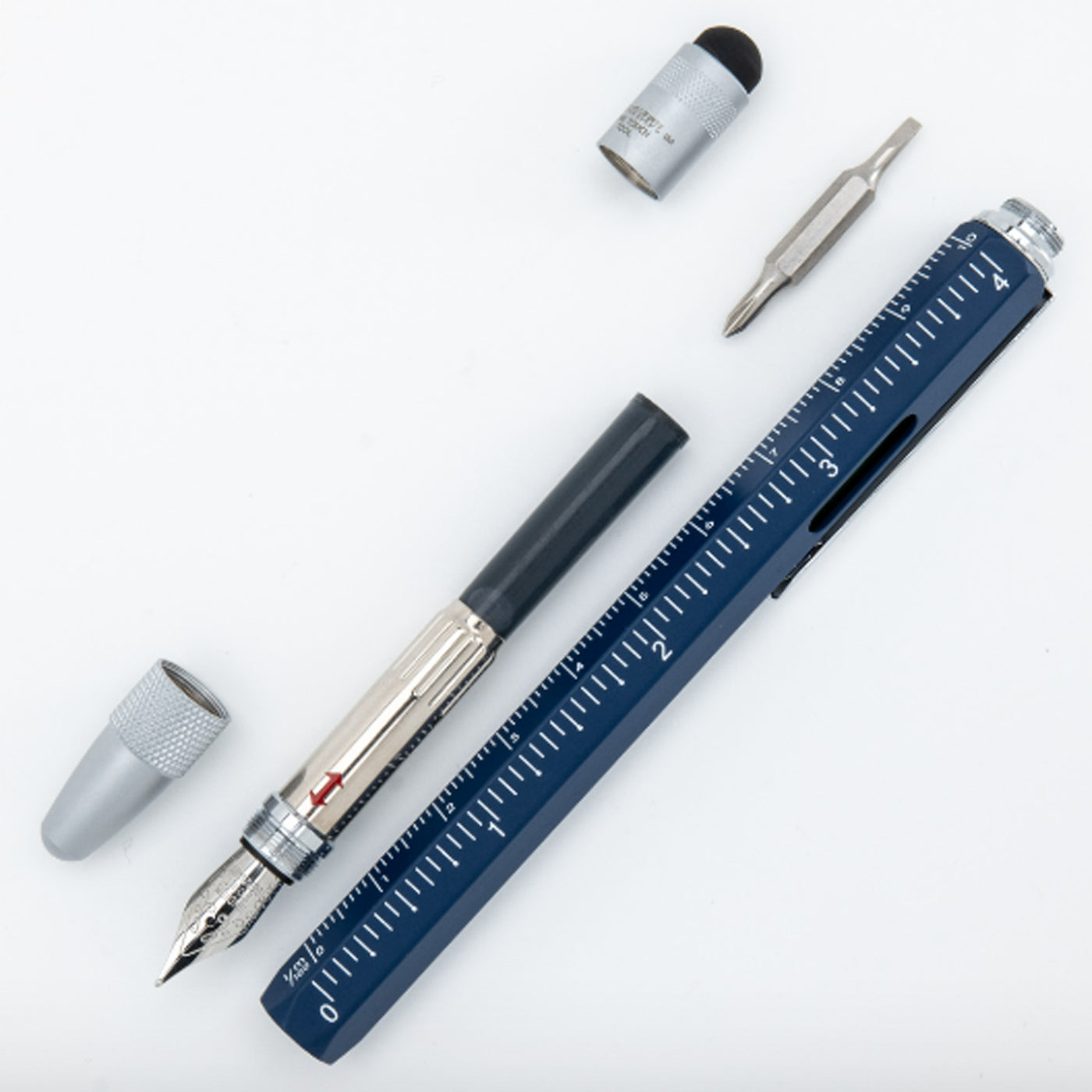 Monteverde 9 Function Tool Fountain Pen - Navy Blue CT 3