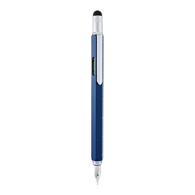 Monteverde 9 Function Tool Fountain Pen - Navy Blue CT 4