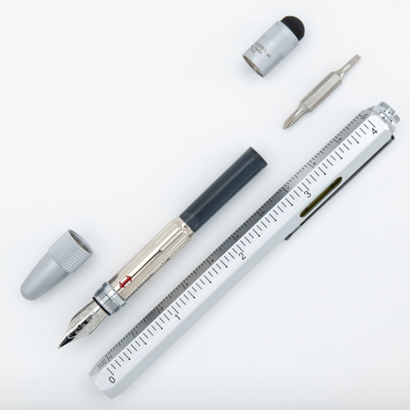 Monteverde 9 Function Tool Fountain Pen - Silver CT 3