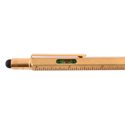 Monteverde 9 Function Tool Ink Ball Pen - Brass GT 6