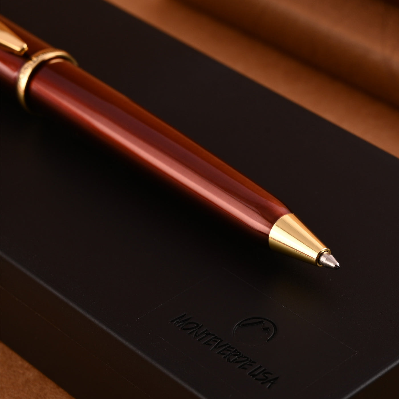 Monteverde Aldo Domani Ball Pen - Brown GT 6