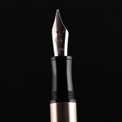 Monteverde Aldo Domani Fountain Pen - Brushed Steel GT 13