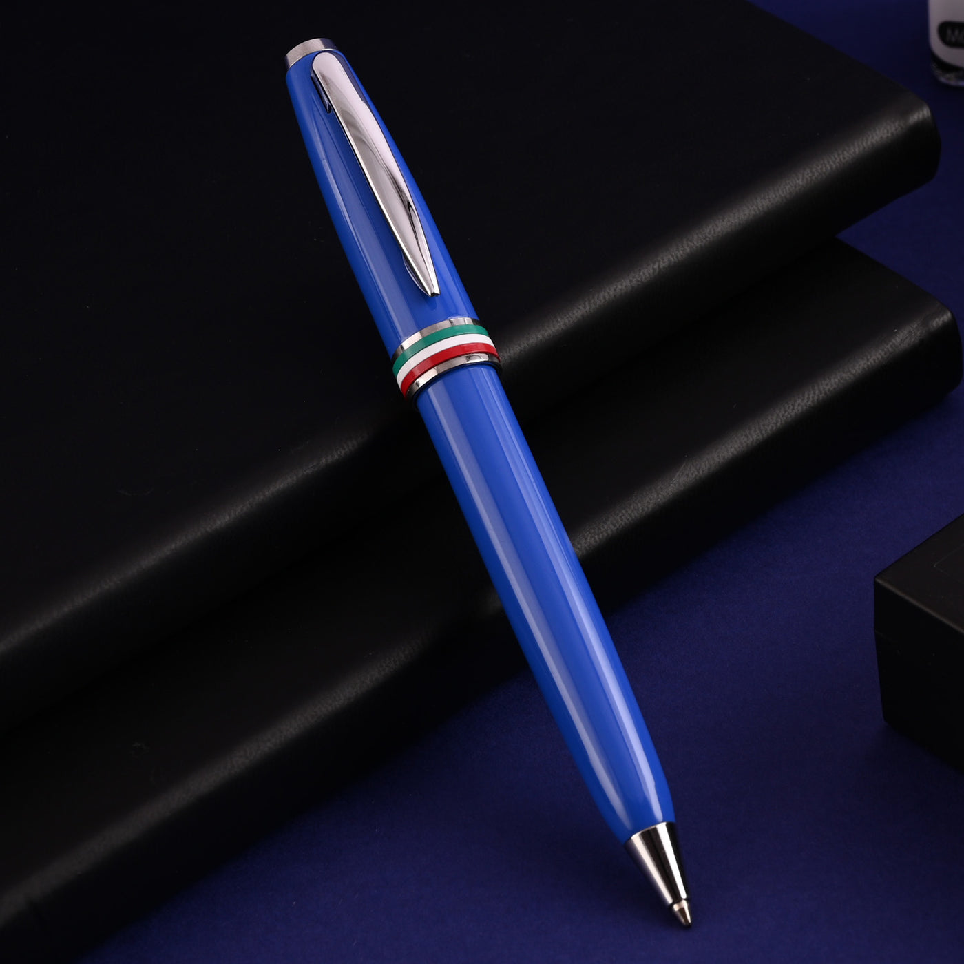 Monteverde Aldo Domani Italia Ball Pen - Exotic Blue CT 5