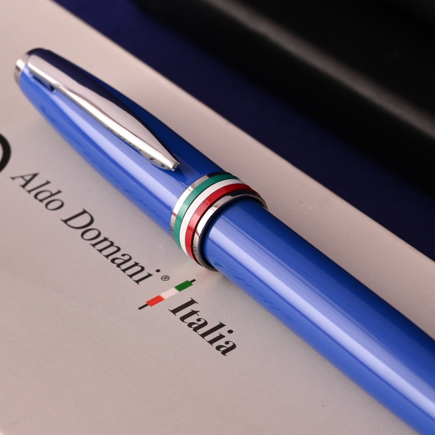 Monteverde Aldo Domani Italia Ball Pen - Exotic Blue CT 8