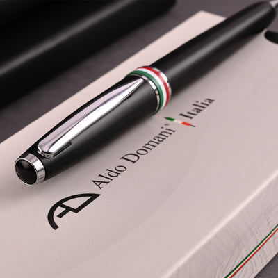 Monteverde Aldo Domani Italia Ball Pen - Matte Black CT 6