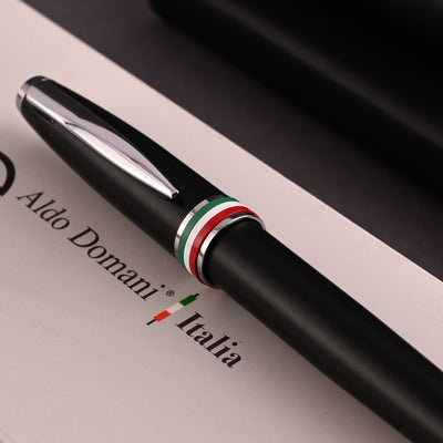 Monteverde Aldo Domani Italia Ball Pen - Matte Black CT 7