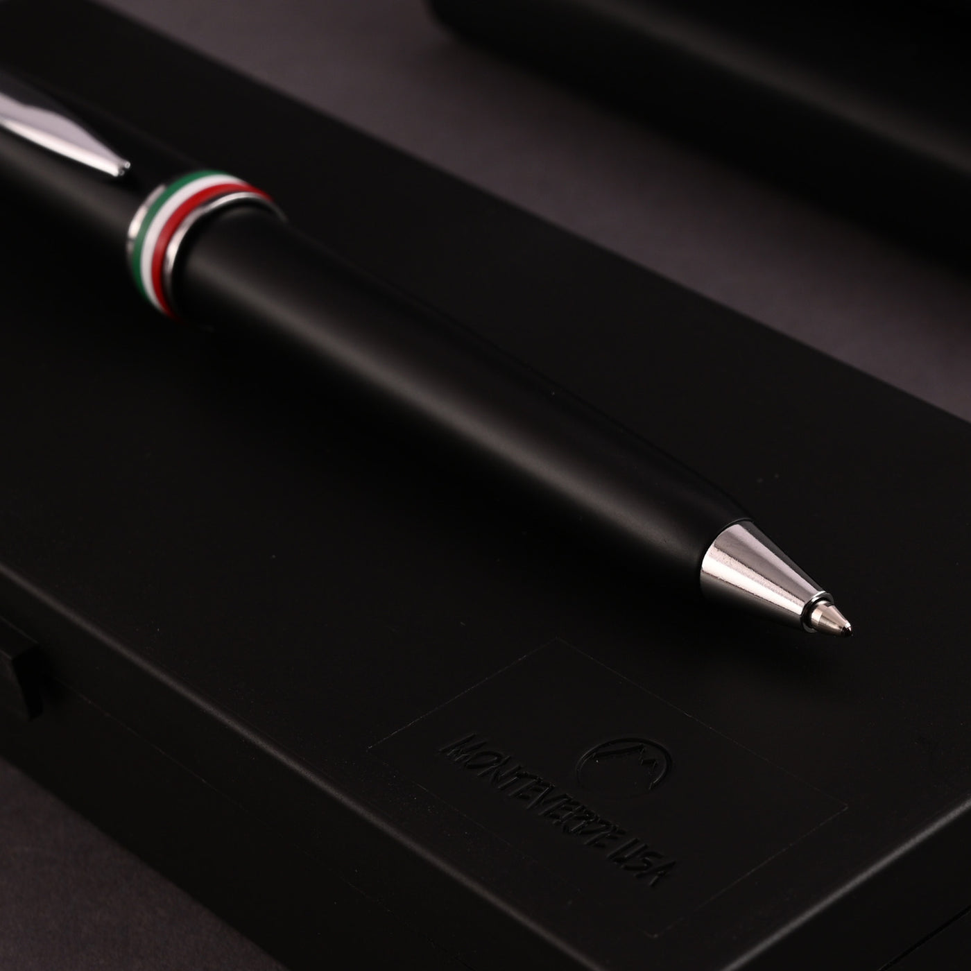 Monteverde Aldo Domani Italia Ball Pen - Matte Black CT 8